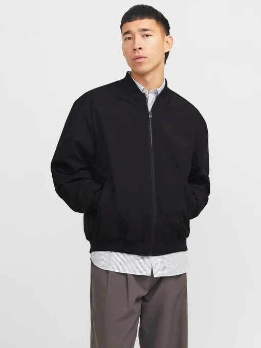 Куртки и дубленки JACK & JONES CHARGE BOMBER модель 12268608_Black Фото