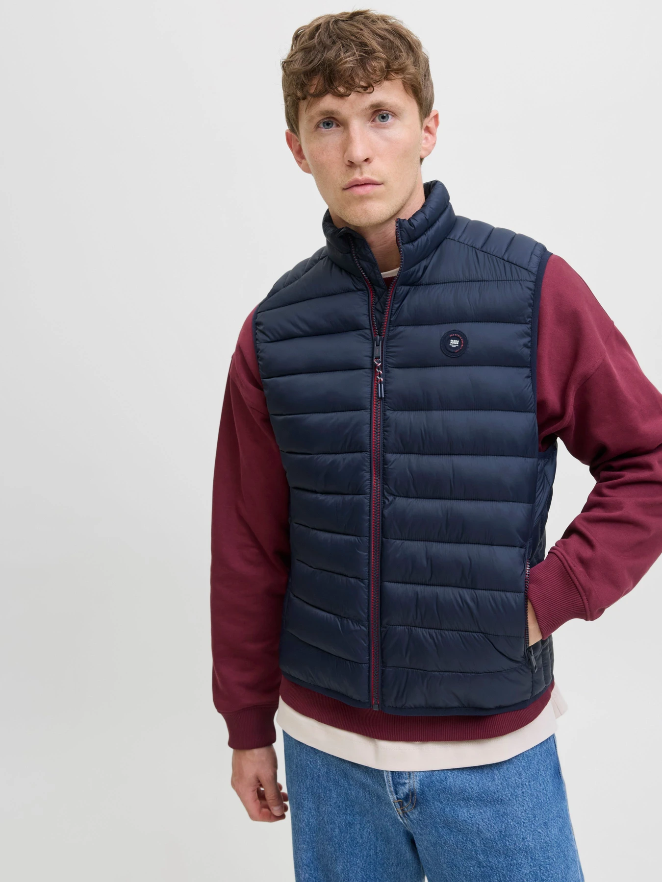 Куртки та дублянки JACK & JONES BRADLEY LIGHT BODYWARMER модель 12280973_Sky Captain Куртки та дублянки JACK & JONES BRADLEY LIGHT BODYWARMER модель 12280973_Sky Captain Фото