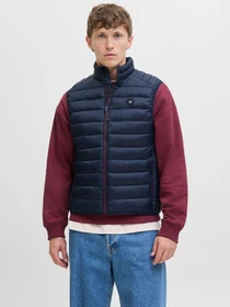 Куртки и дубленки JACK & JONES BRADLEY LIGHT BODYWARMER модель 12280973_Sky Captain Фото