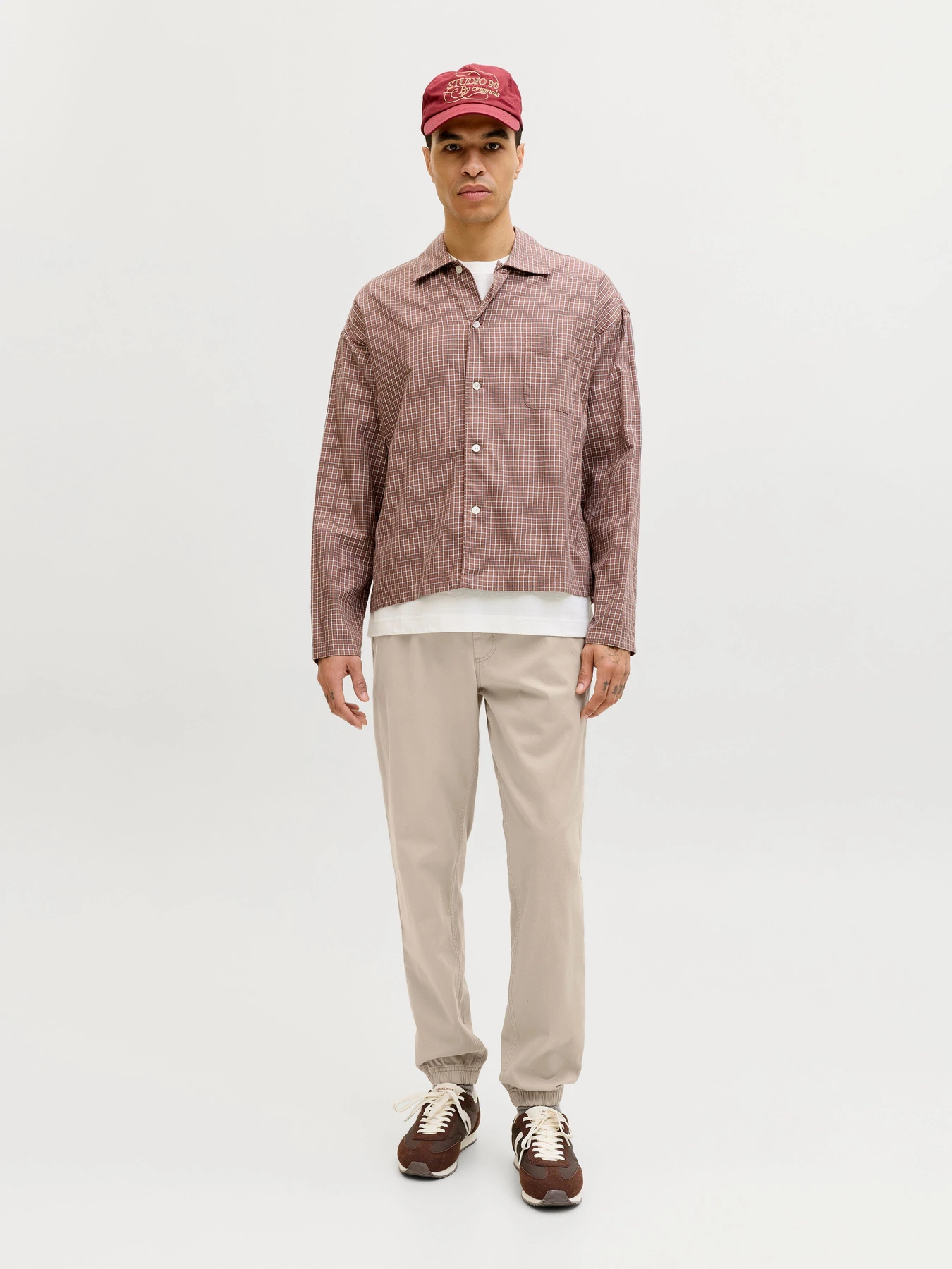 Брюки JACK & JONES GORDON DYLAN JOGGER модель 12288471_String Фото
