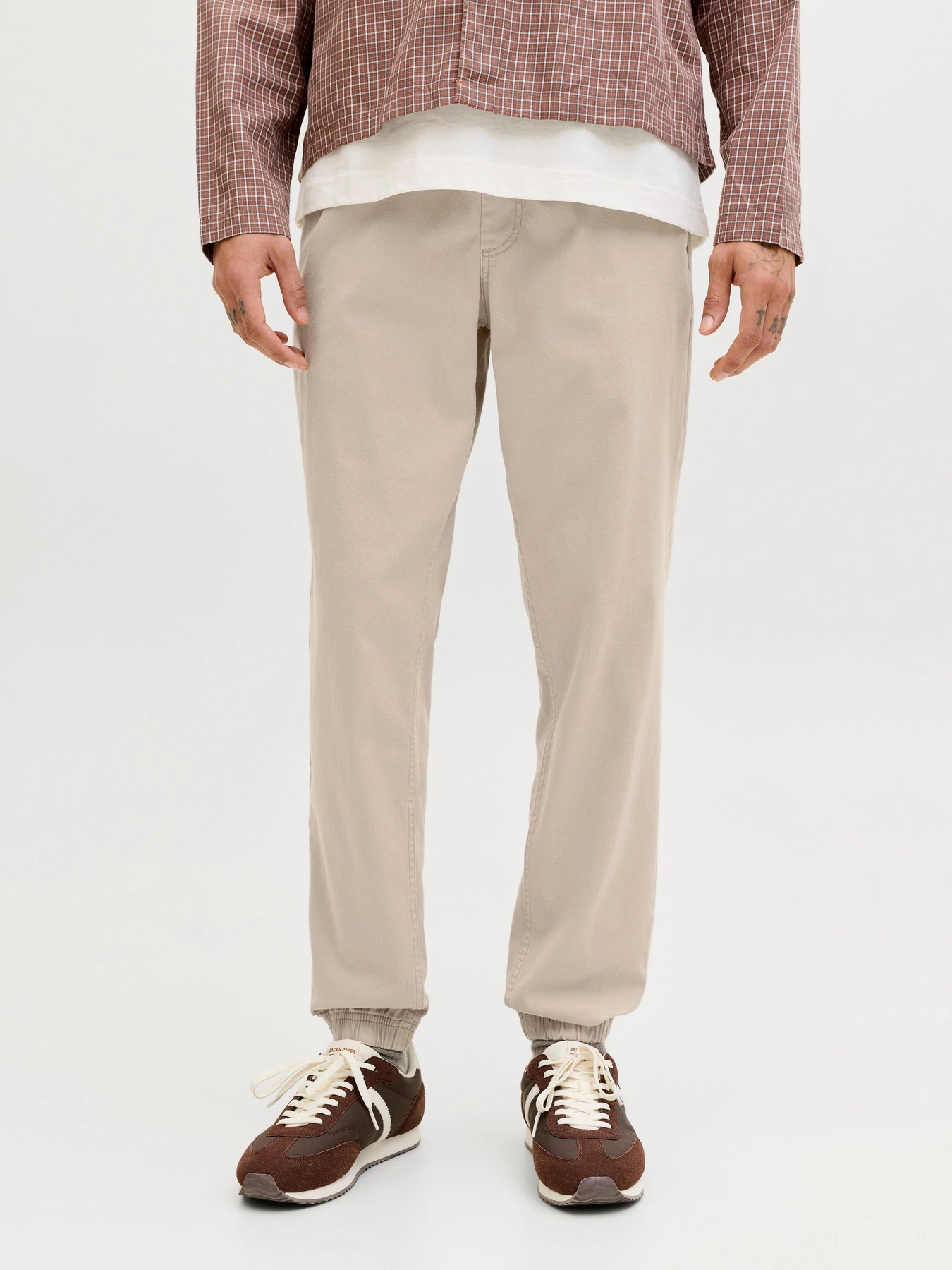 Брюки JACK & JONES GORDON DYLAN JOGGER модель 12288471_String Фото