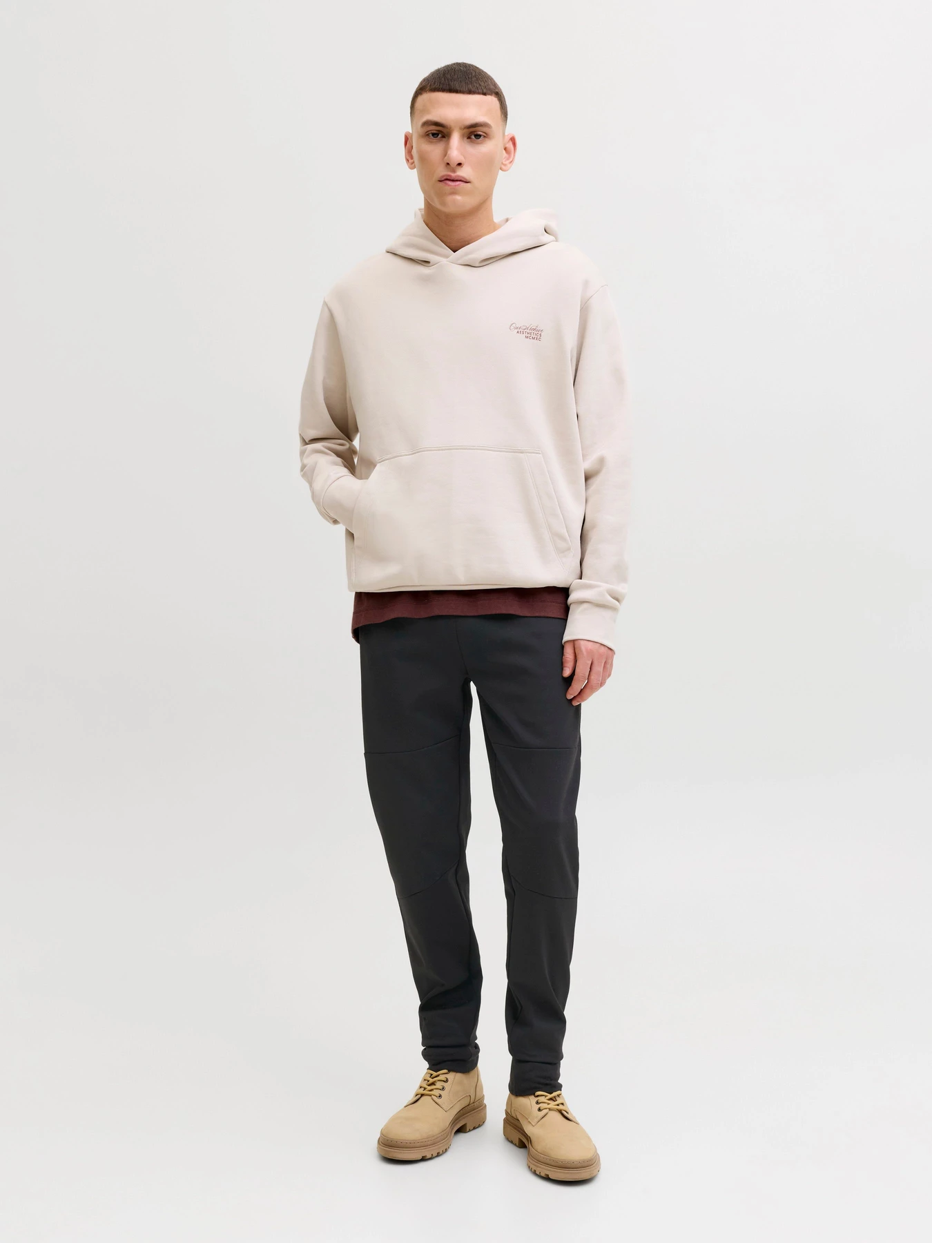 Брюки JACK & JONES GORDON BASE SWEAT PANTS модель 12288623_Black Фото