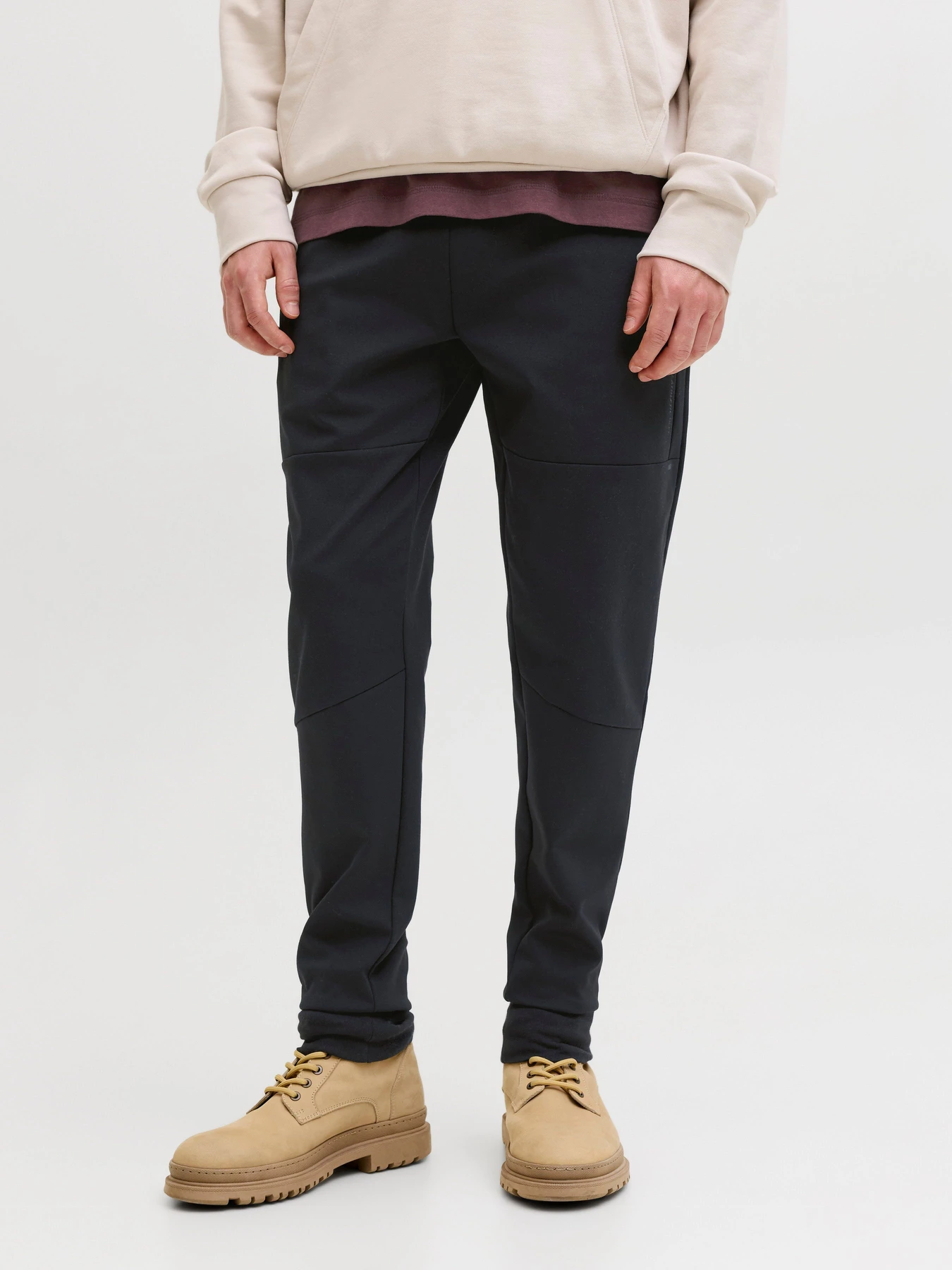 Брюки JACK & JONES GORDON BASE SWEAT PANTS модель 12288623_Black Фото