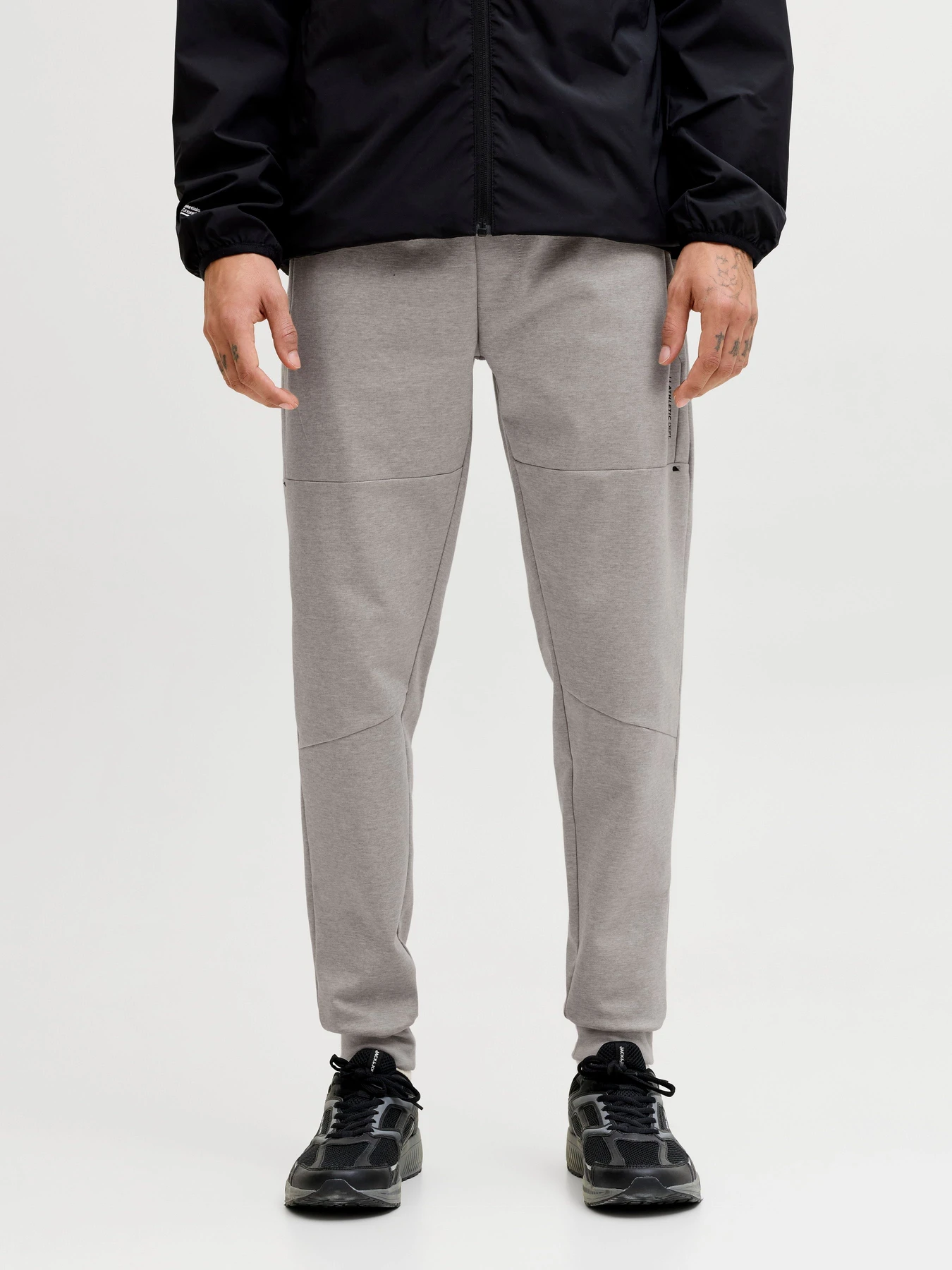 Брюки JACK & JONES GORDON BASE SWEAT PANTS модель 12288623_Light Grey Melange Брюки JACK & JONES GORDON BASE SWEAT PANTS модель 12288623_Light Grey Melange Фото