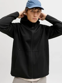 Худи и свитшоты JACK & JONES BASE SWEAT ZIP HOOD модель 12289209_Black Фото