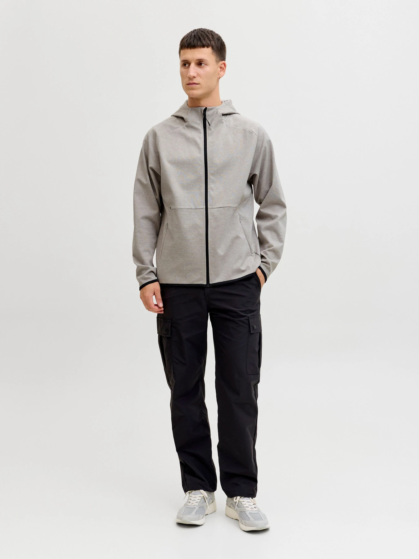 Худі та світшоти JACK & JONES BASE SWEAT ZIP HOOD модель 12289209_Light Grey Melange Худі та світшоти JACK & JONES BASE SWEAT ZIP HOOD модель 12289209_Light Grey Melange Фото