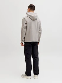 Худі та світшоти JACK & JONES BASE SWEAT ZIP HOOD модель 12289209_Light Grey Melange Фото