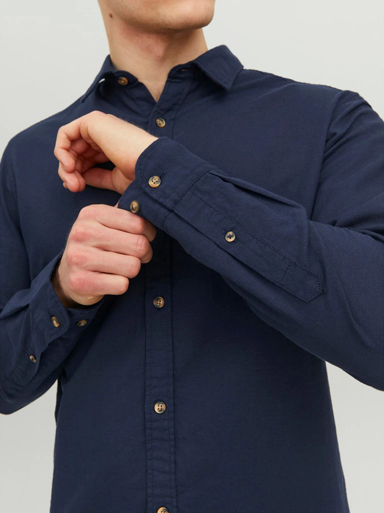 Рубашки JACK & JONES модель 12220134_Navy Blazer Фото