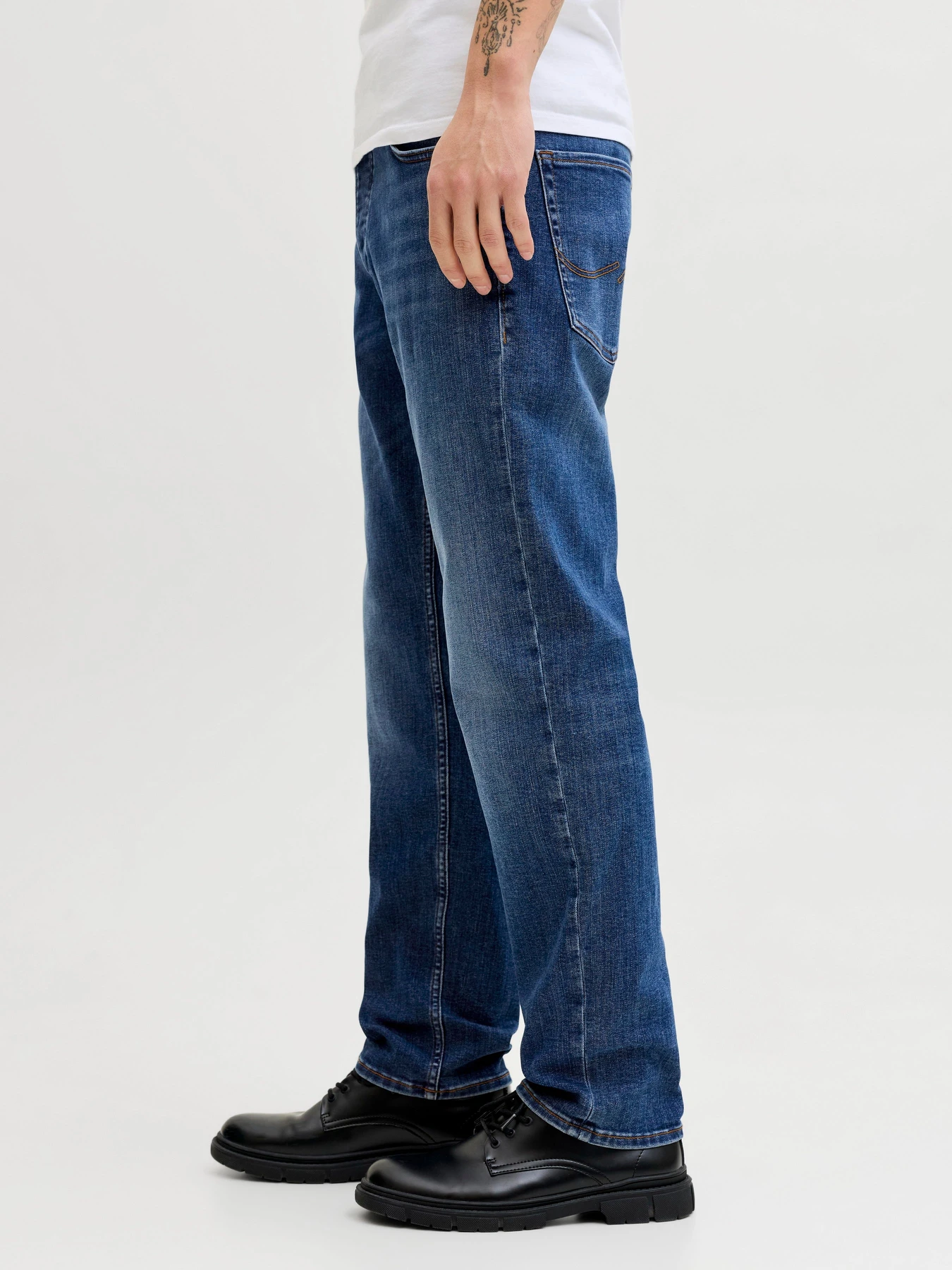 Джинсы JACK & JONES MIKE ORIGINAL модель 12289829_Blue Denim Джинсы JACK & JONES MIKE ORIGINAL модель 12289829_Blue Denim Фото