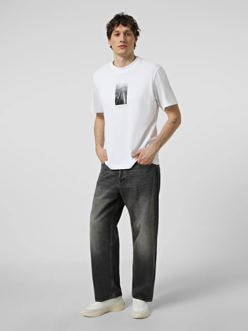 Бавовняна Чоловіча Футболка JACK & JONES FUSION PHOTO PRINT TEE фото 2