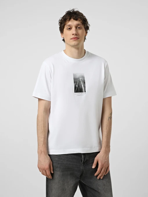 Бавовняна Чоловіча Футболка JACK & JONES FUSION PHOTO PRINT TEE фото 3