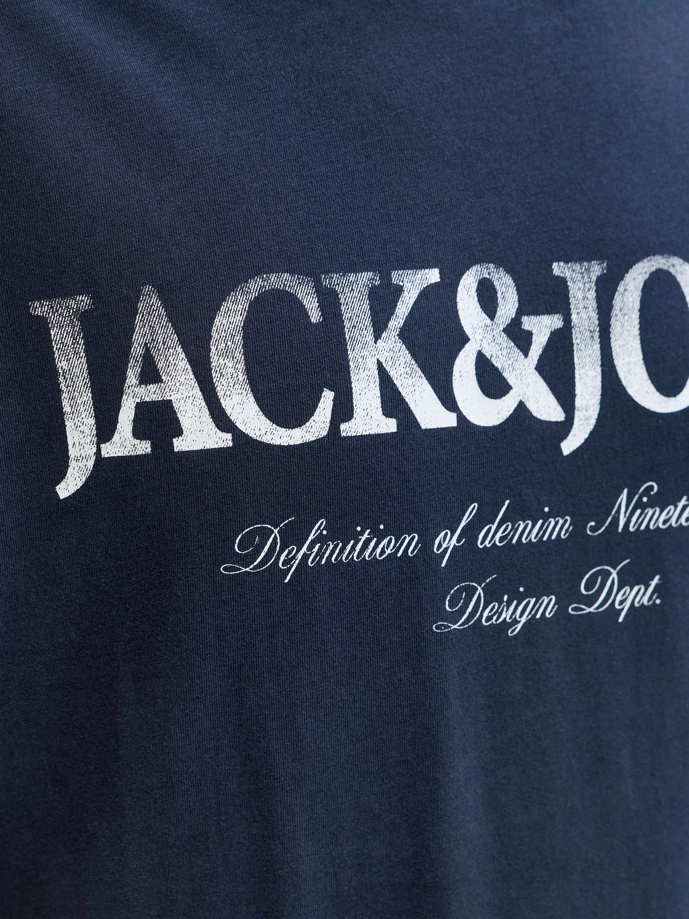 Футболки и поло JACK & JONES DEVIN DAYTONA PRINT TEE модель 12290173_Navy Blazer Фото