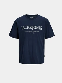 Футболки и поло JACK & JONES DEVIN DAYTONA PRINT TEE модель 12290173_Navy Blazer Фото