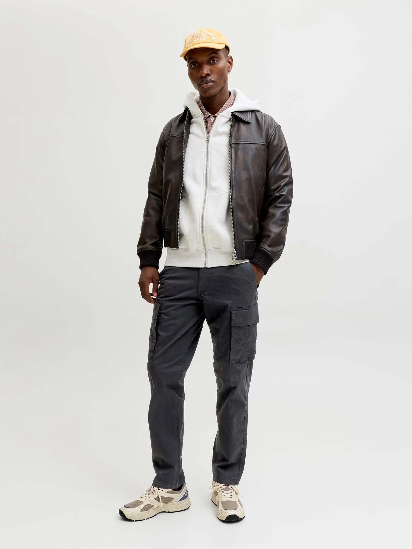 Брюки JACK & JONES KANE FRANK CARGO модель 12291962_Black Фото