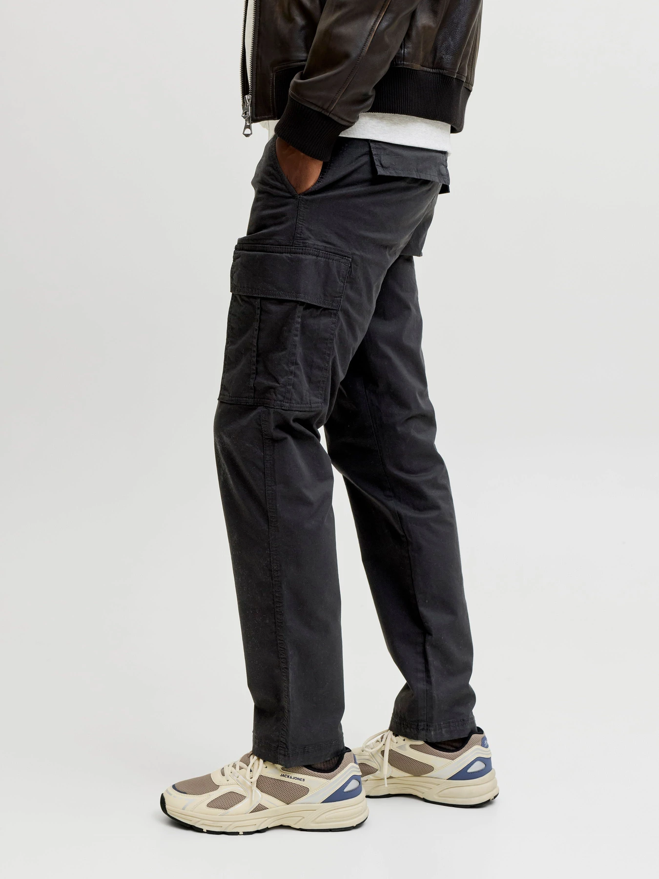Брюки JACK & JONES KANE FRANK CARGO модель 12291962_Black Фото