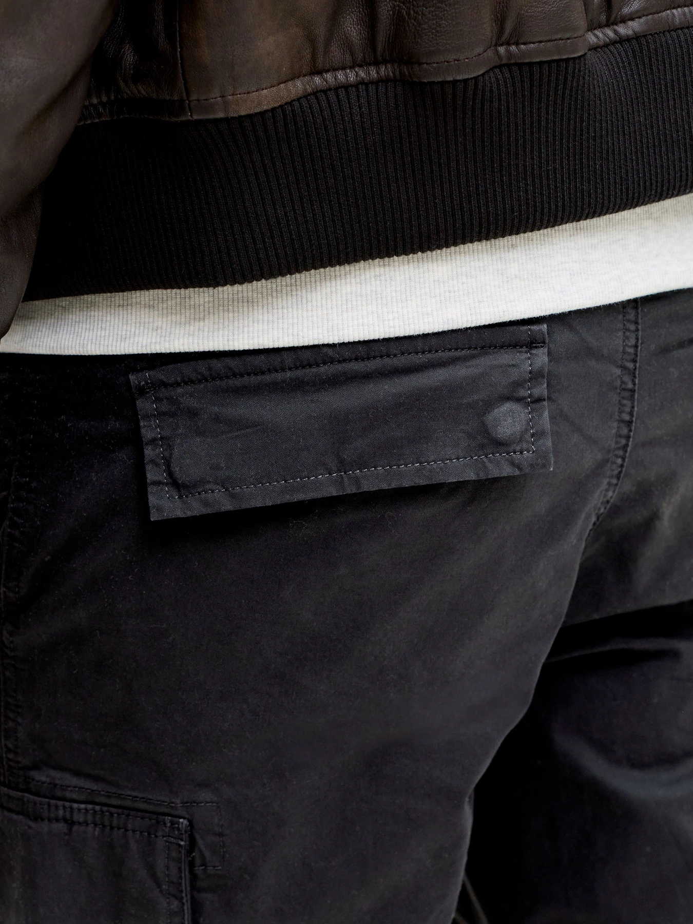 Брюки JACK & JONES KANE FRANK CARGO модель 12291962_Black Фото
