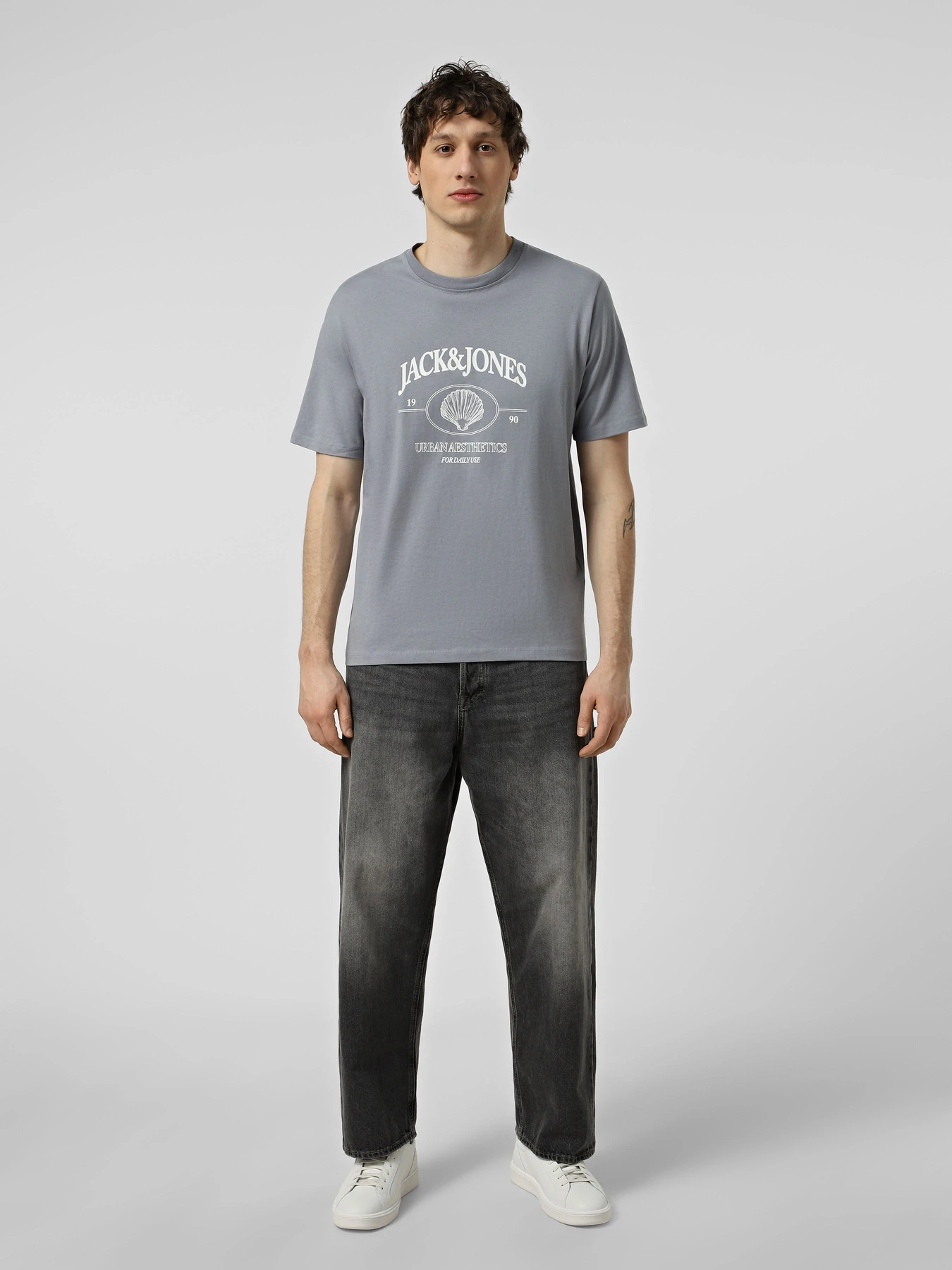 Футболки и поло JACK & JONES NANTUCKET TEE модель 12297895_Tradewinds Фото