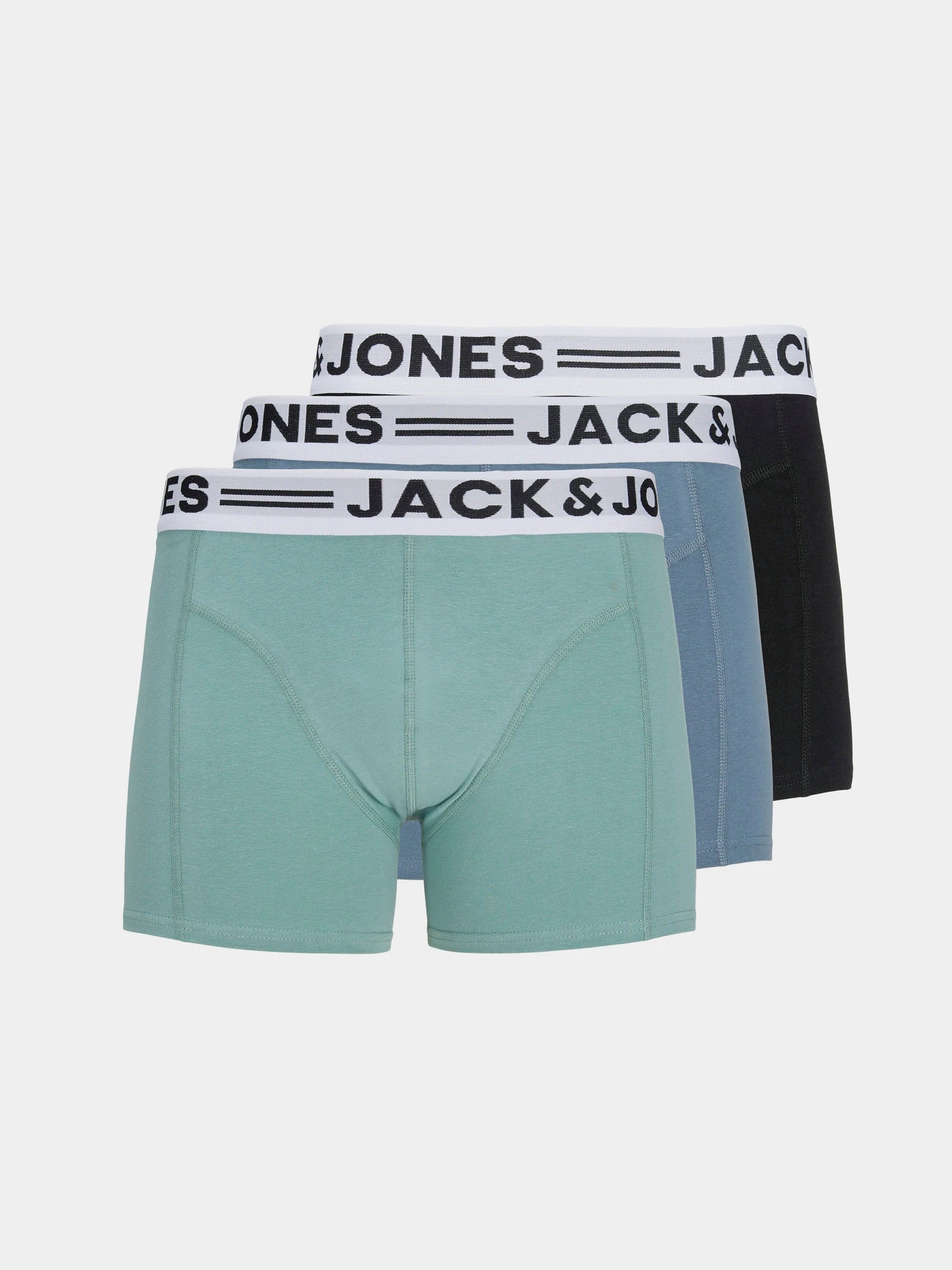 Нижня білизна JACK & JONES SENSE TRUNKS модель 12081832_Mineral Blue Blue Mirage - Фото
