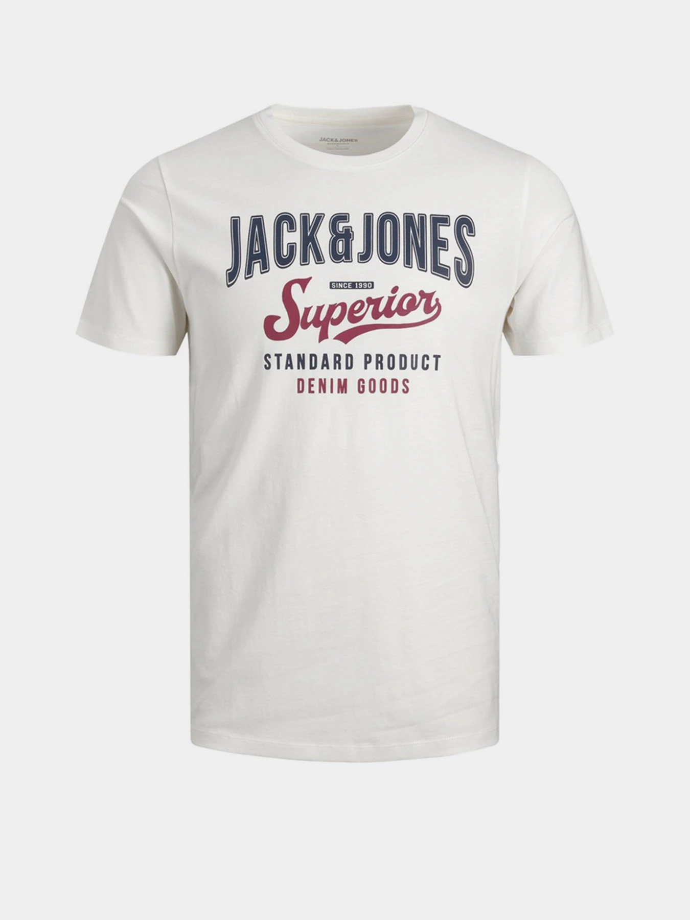 Футболки і поло JACK & JONES модель 12220500_Cloud Dancer Фото