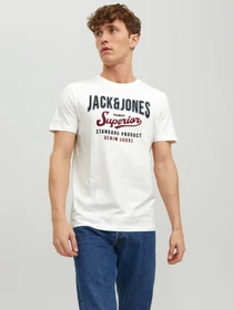 Футболки і поло JACK & JONES модель 12220500_Cloud Dancer Фото
