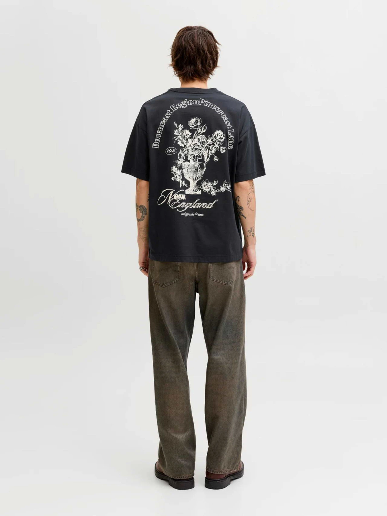 Футболки і поло JACK & JONES MAINE BACK TEE модель 12291780_Black Футболки і поло JACK & JONES MAINE BACK TEE модель 12291780_Black Фото