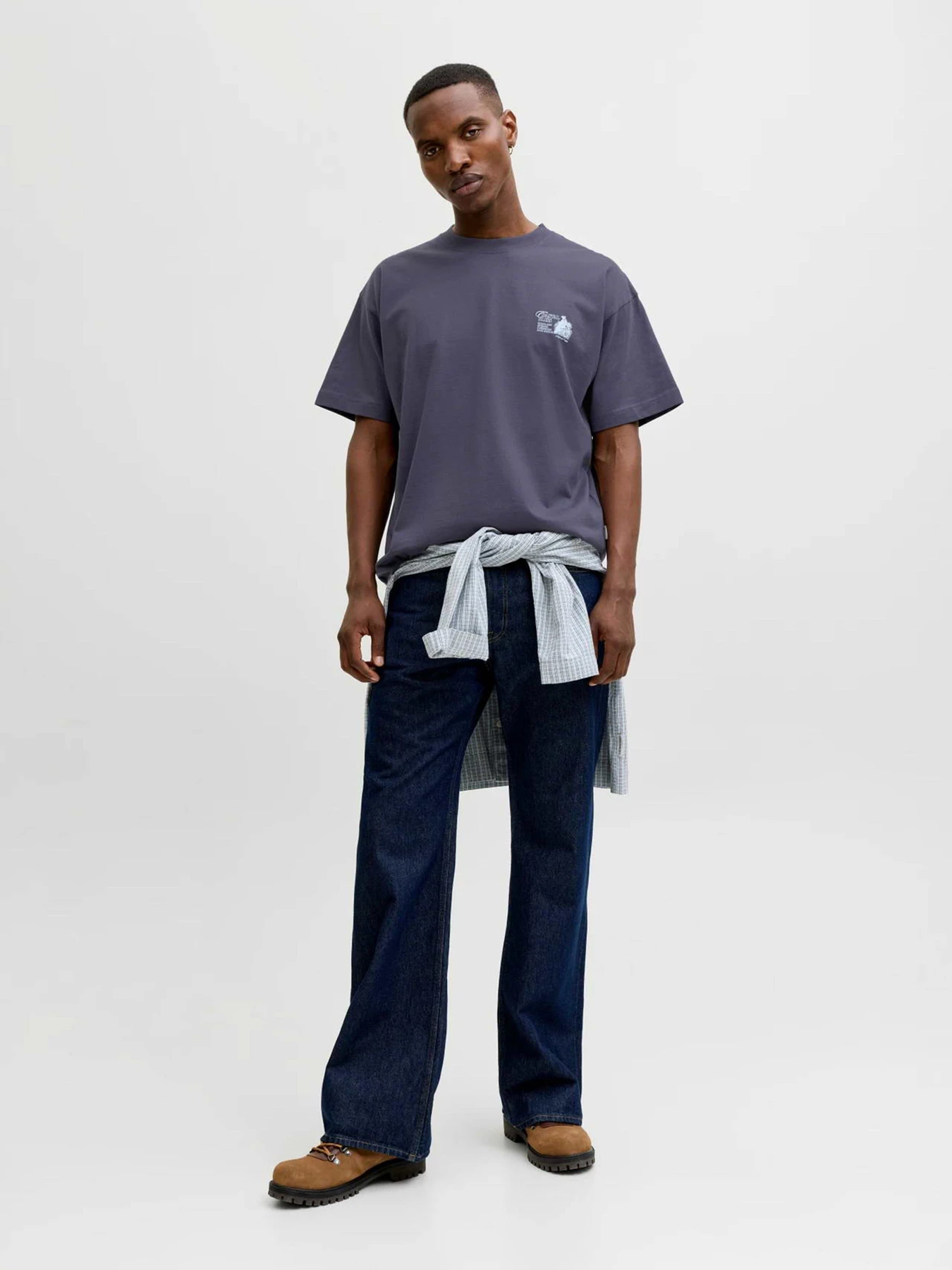 Футболки і поло JACK & JONES MAINE BACK TEE модель 12291780_Odyssey Gray Футболки і поло JACK & JONES MAINE BACK TEE модель 12291780_Odyssey Gray Фото