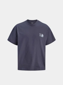 Футболки і поло JACK & JONES MAINE BACK TEE модель 12291780_Odyssey Gray Фото