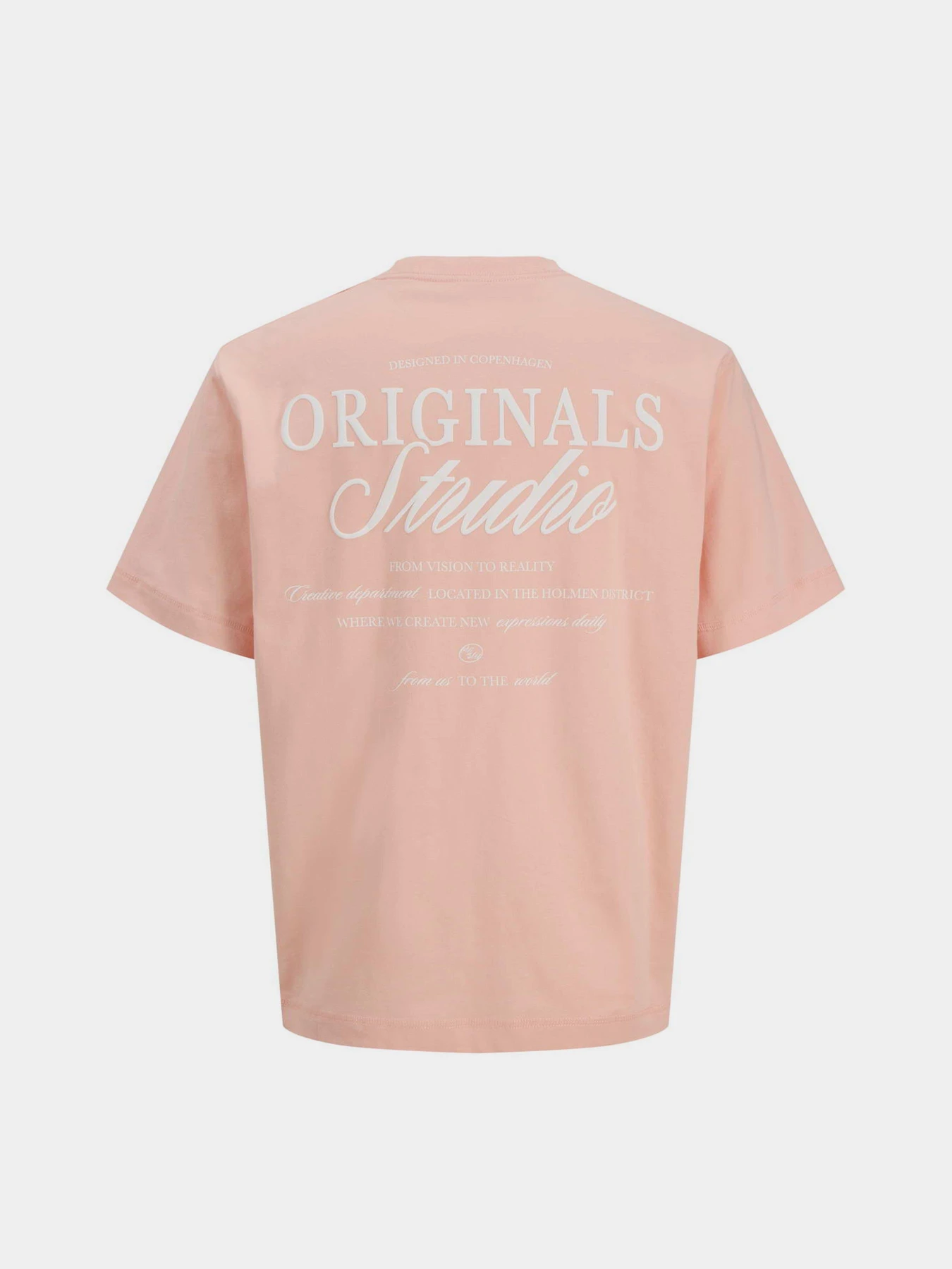 Футболки и поло JACK & JONES MAINE BACK TEE модель 12291780_Peach Melba Фото