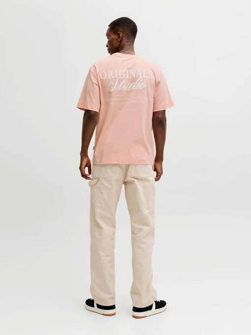 Бавовняна Чоловіча Футболка JACK & JONES MAINE BACK TEE фото 2