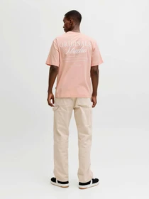 Футболки и поло JACK & JONES MAINE BACK TEE модель 12291780_Peach Melba Фото