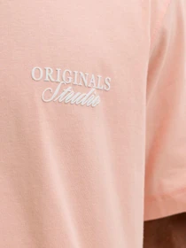 Футболки и поло JACK & JONES MAINE BACK TEE модель 12291780_Peach Melba Фото