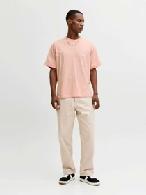 Футболки и поло JACK & JONES MAINE BACK TEE модель 12291780_Peach Melba Фото
