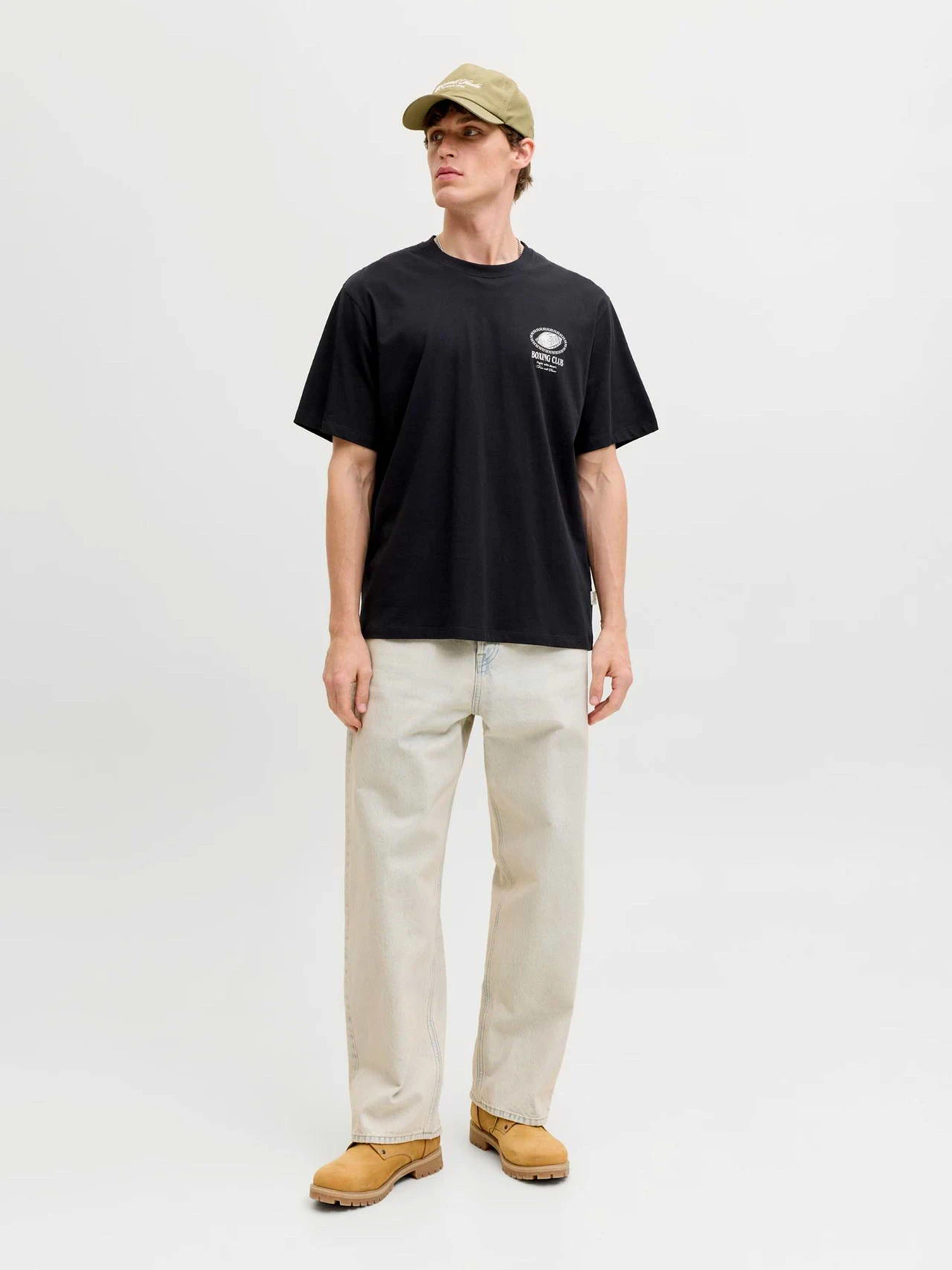Футболки і поло JACK & JONES TRENDY OBJECTS TEE модель 12293426_Black Фото