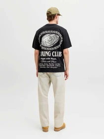 Футболки і поло JACK & JONES TRENDY OBJECTS TEE модель 12293426_Black Фото