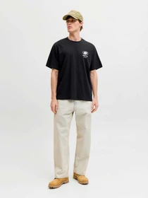 Футболки і поло JACK & JONES TRENDY OBJECTS TEE модель 12293426_Black Фото