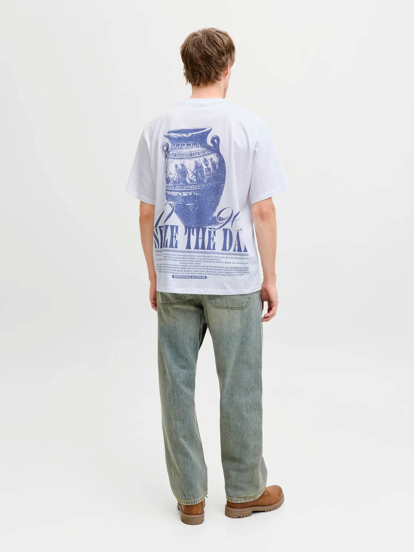 Футболки і поло JACK & JONES TRENDY OBJECTS TEE модель 12293426_Bright White Футболки і поло JACK & JONES TRENDY OBJECTS TEE модель 12293426_Bright White Фото