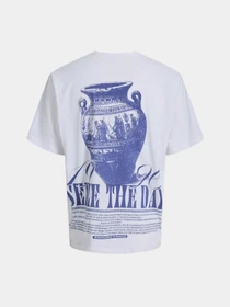 Футболки і поло JACK & JONES TRENDY OBJECTS TEE модель 12293426_Bright White Фото