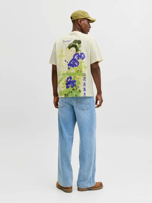 Бавовняна Чоловіча Футболка JACK & JONES BIG JAPAN TEE фото 2