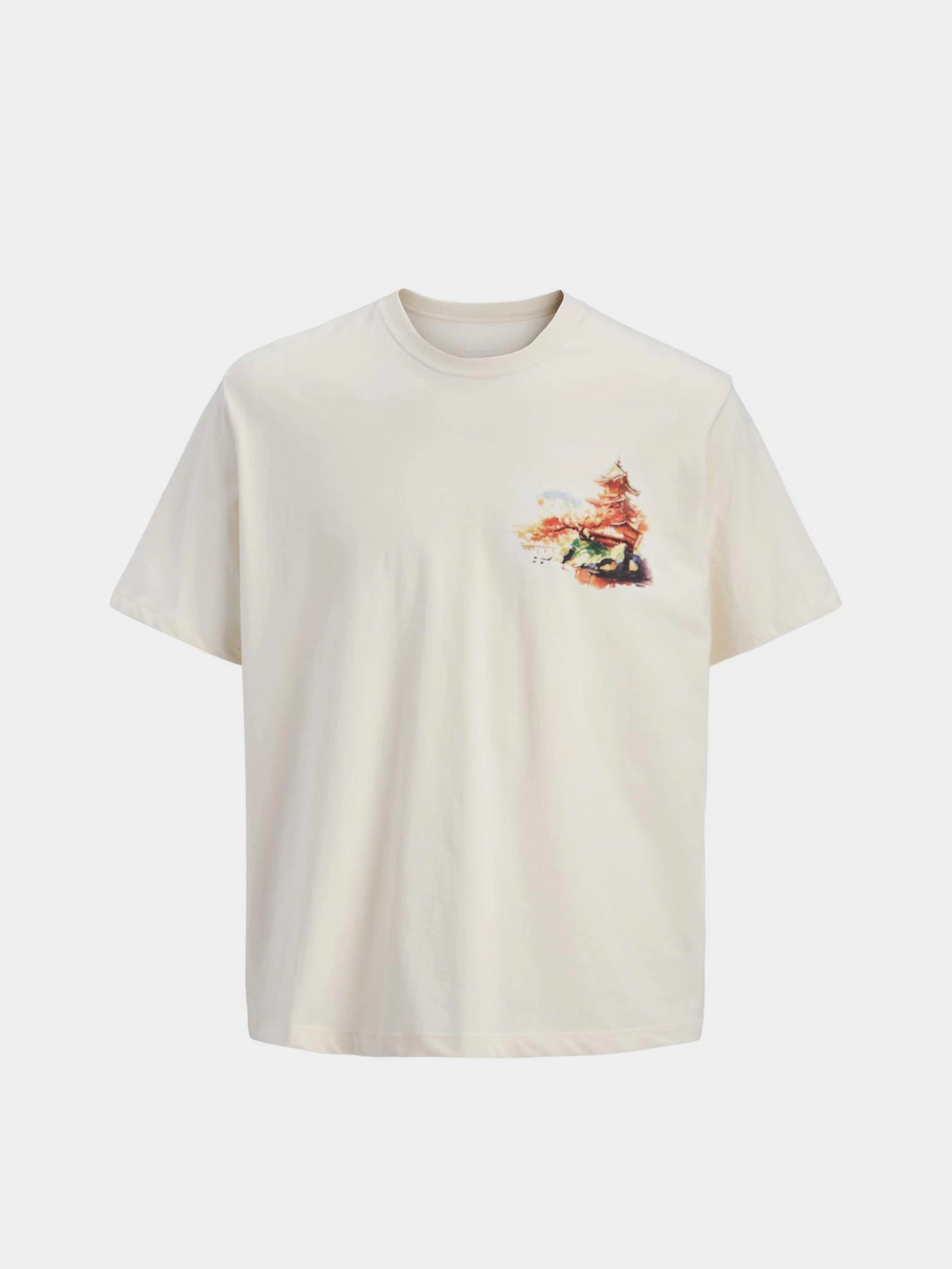 Футболки і поло JACK & JONES BIG JAPAN TEE модель 12293428_Antique White RED AW Футболки і поло JACK & JONES BIG JAPAN TEE модель 12293428_Antique White RED AW Фото