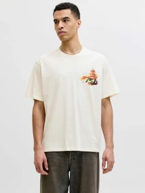 Футболки і поло JACK & JONES BIG JAPAN TEE модель 12293428_Antique White RED AW Фото