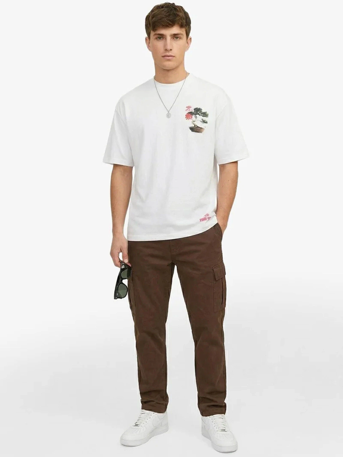 Футболки и поло JACK & JONES BIG JAPAN TEE модель 12293428_Bright White Фото