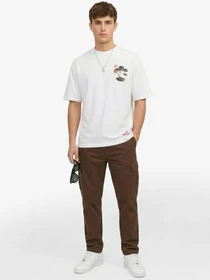 Футболки и поло JACK & JONES BIG JAPAN TEE модель 12293428_Bright White Фото