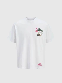 Футболки и поло JACK & JONES BIG JAPAN TEE модель 12293428_Bright White Фото