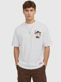 Футболки і поло JACK & JONES BIG JAPAN TEE модель 12293428_Bright White Фото