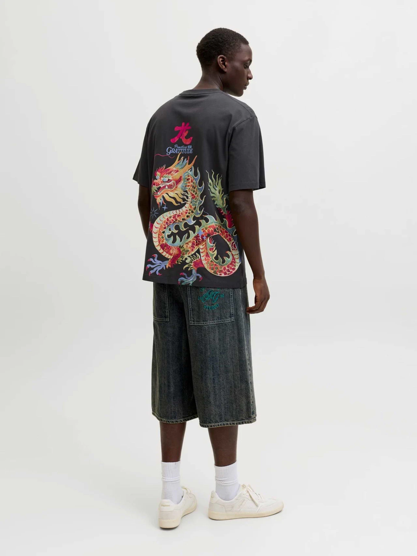 Футболки і поло JACK & JONES BIG JAPAN TEE модель 12293428_Phantom Фото
