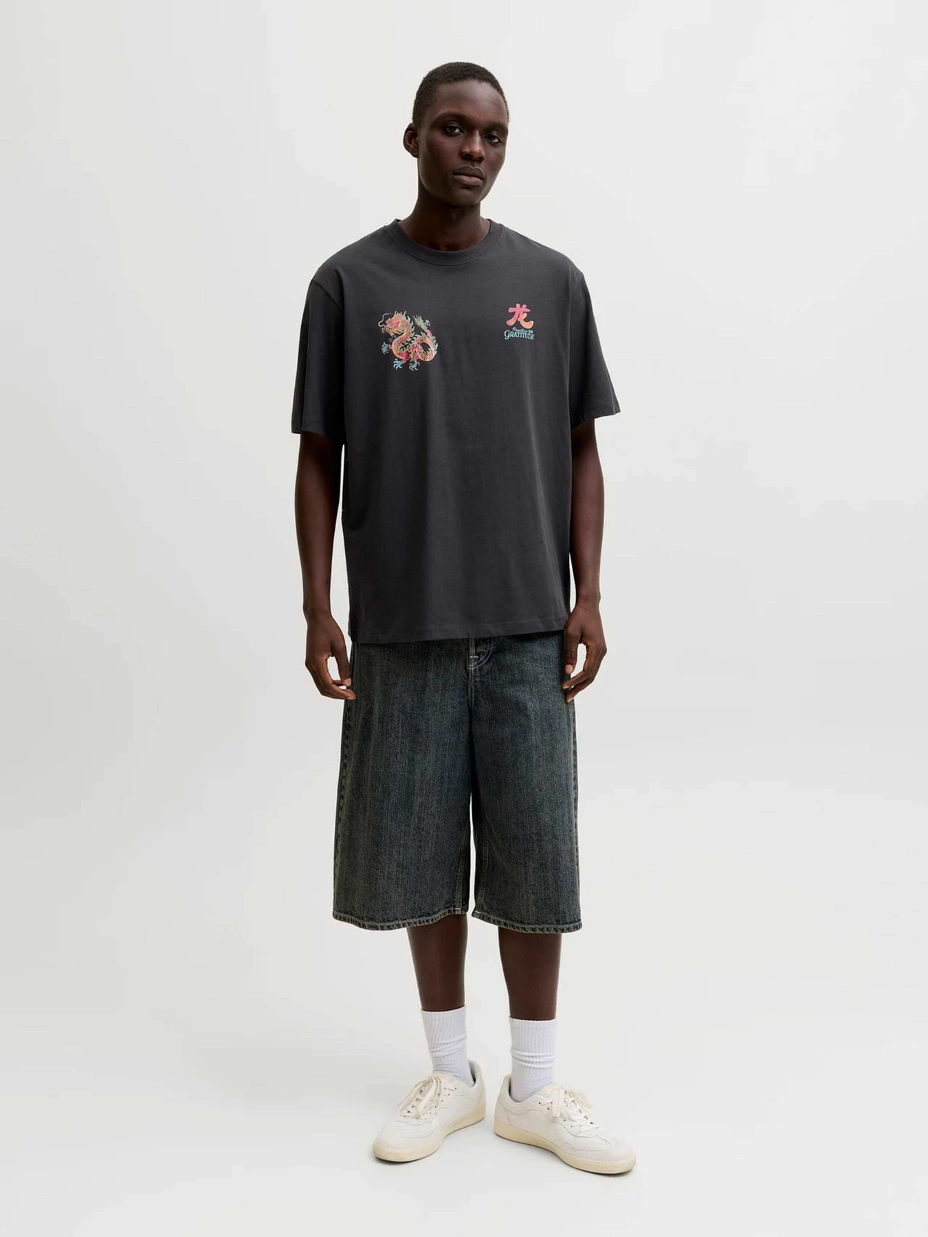 Футболки і поло JACK & JONES BIG JAPAN TEE модель 12293428_Phantom Фото