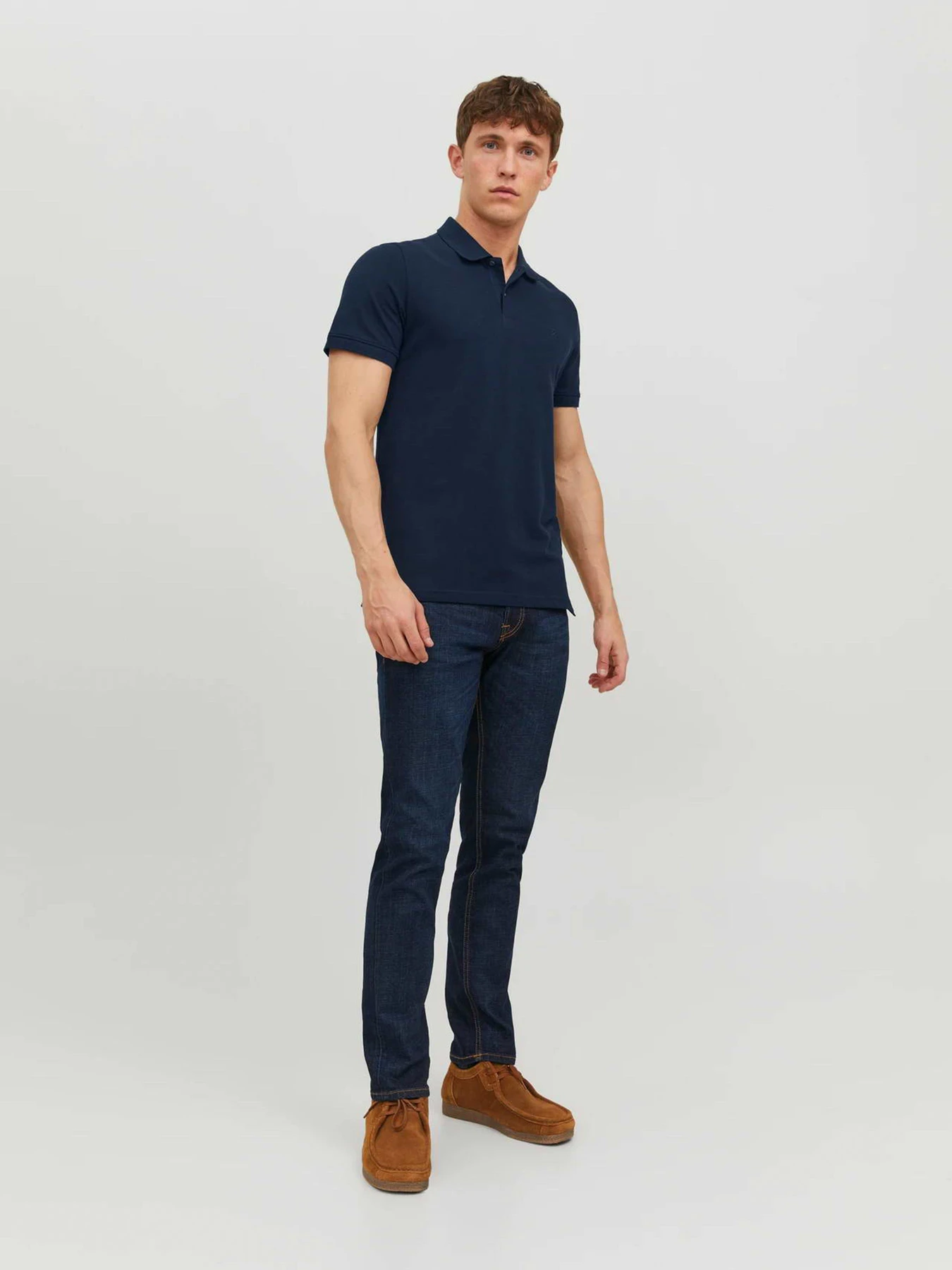 Футболки і поло JACK & JONES BASIC POLO модель 12136516_Navy Blazer SLIM FIT Футболки і поло JACK & JONES BASIC POLO модель 12136516_Navy Blazer SLIM FIT Фото