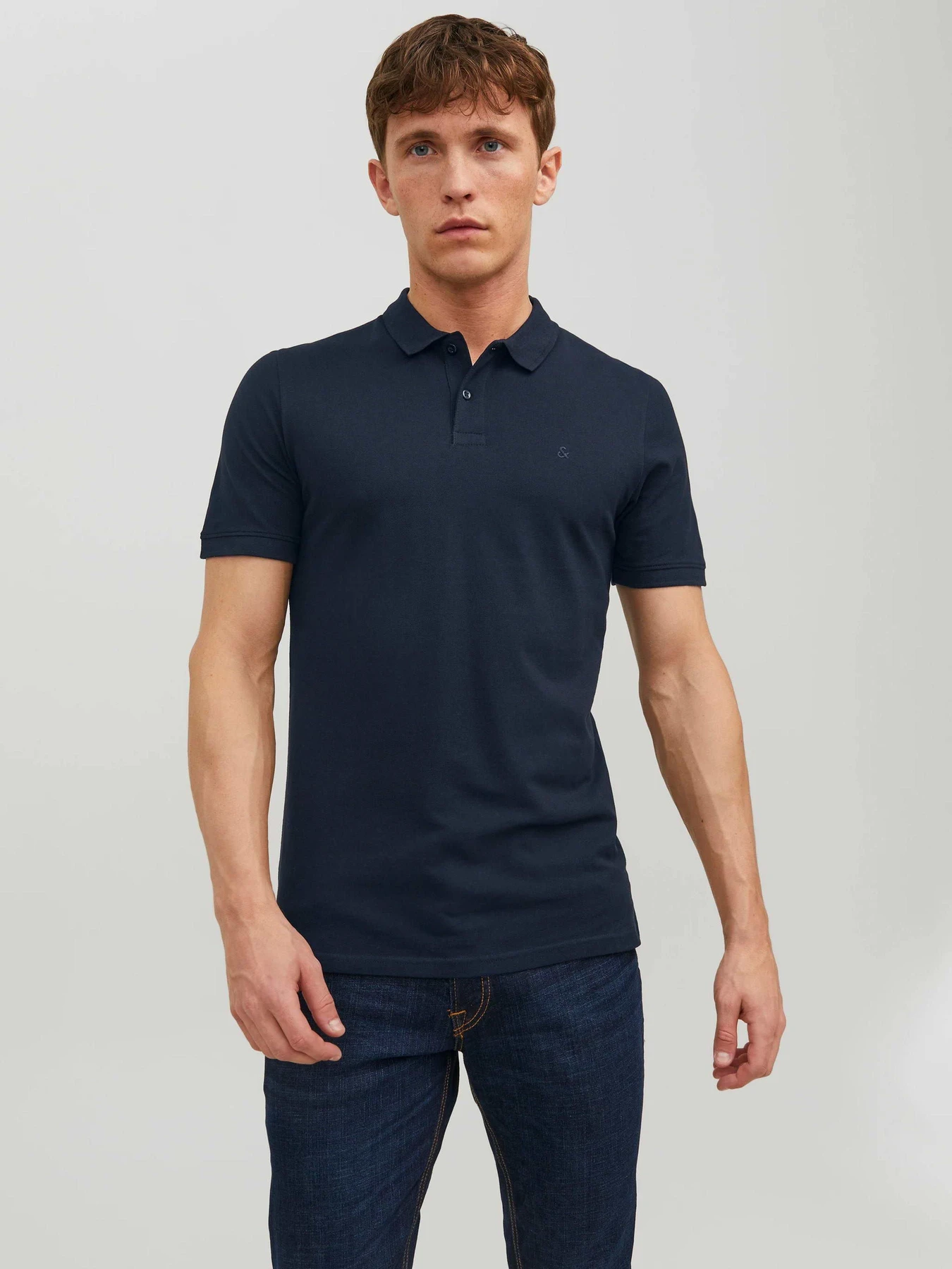 Футболки і поло JACK & JONES BASIC POLO модель 12136516_Navy Blazer SLIM FIT Футболки і поло JACK & JONES BASIC POLO модель 12136516_Navy Blazer SLIM FIT Фото