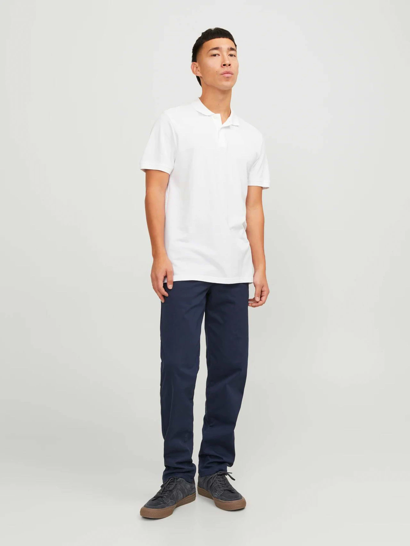 Футболки і поло JACK & JONES BASIC POLO модель 12136516_White SLIM FIT Футболки і поло JACK & JONES BASIC POLO модель 12136516_White SLIM FIT Фото