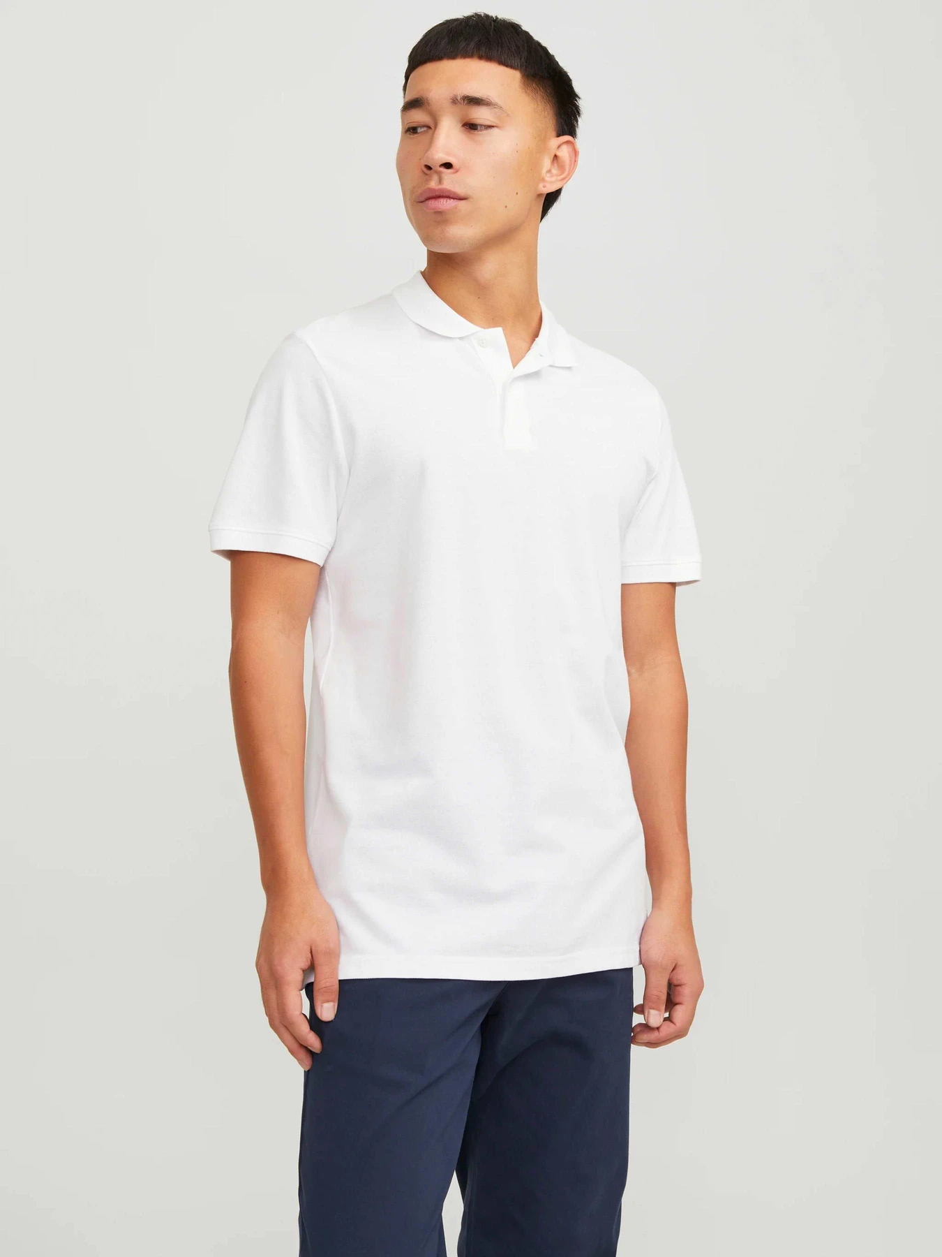 Футболки і поло JACK & JONES BASIC POLO модель 12136516_White SLIM FIT Футболки і поло JACK & JONES BASIC POLO модель 12136516_White SLIM FIT Фото
